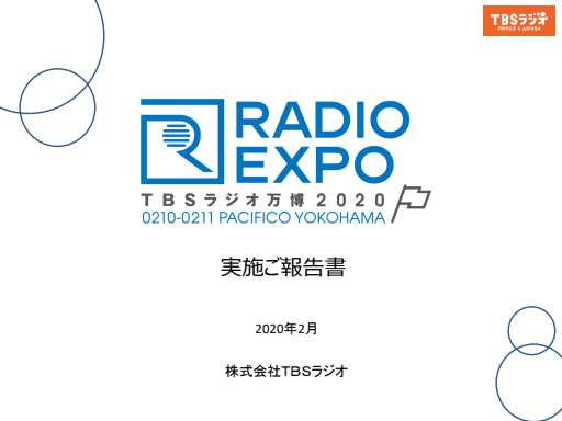 ラジオEXPO実施ご報告書