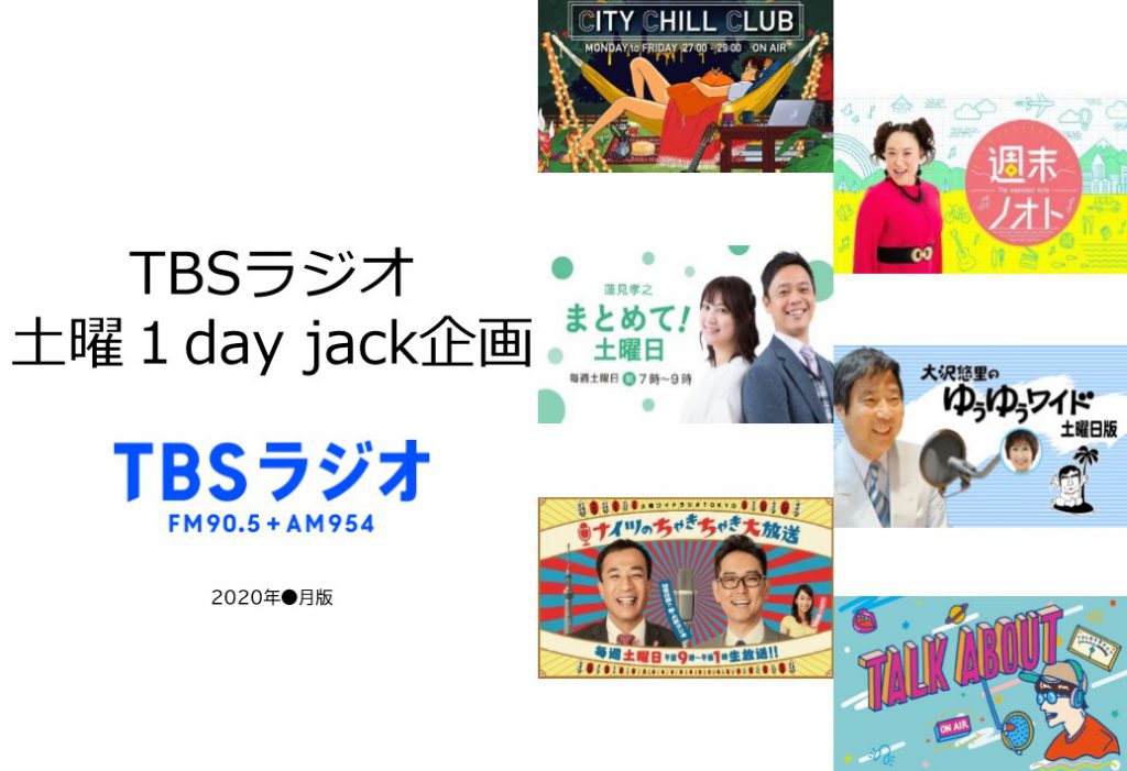 TBSラジオ 土曜1day jack企画