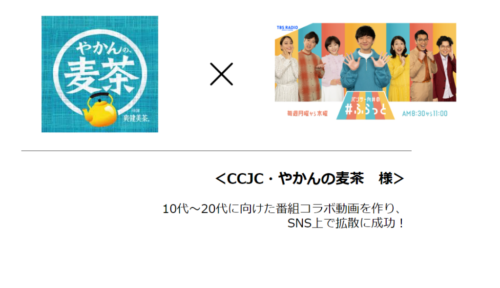 【活用事例】やかんの麦茶の世界観をショートラジオドラマで表現！ 番組TwitterアカウントやYouTubeでも拡散！